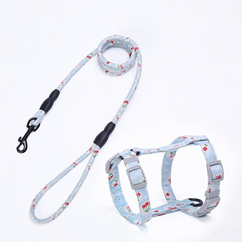 I-Shaped Cat Traction Harness With Adjustable Leash - Ultimate Freedom For Your Feline Friend-3
